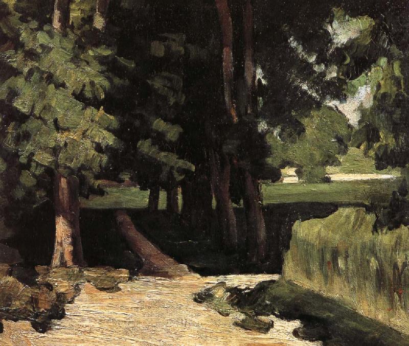 trees and Basin, Paul Cezanne